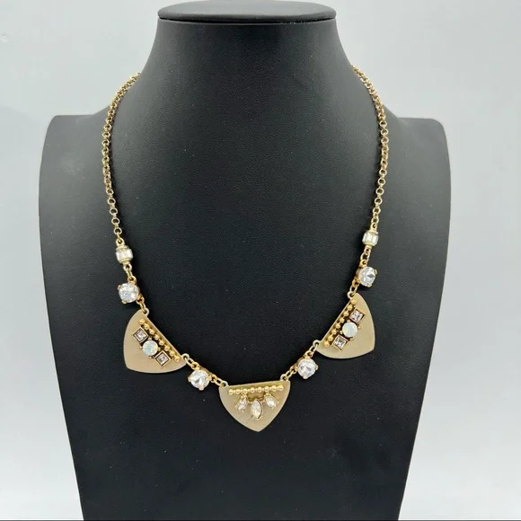 Express Goldtone Rhinestones Necklace - Picture 1 of 5